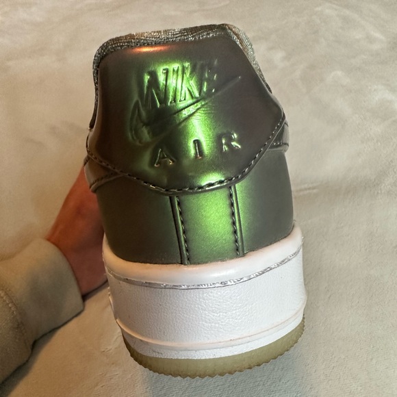 Nike Women’s Iridescent Air Force 1’s - Picture 6 of 7